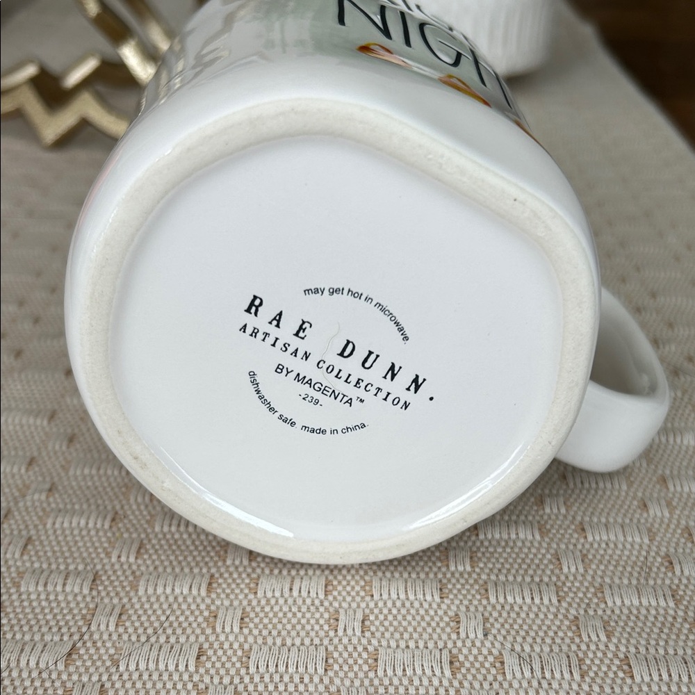 Rae Dunn Fright Night Mug - White with Orange Interior - Picture 4 of 4